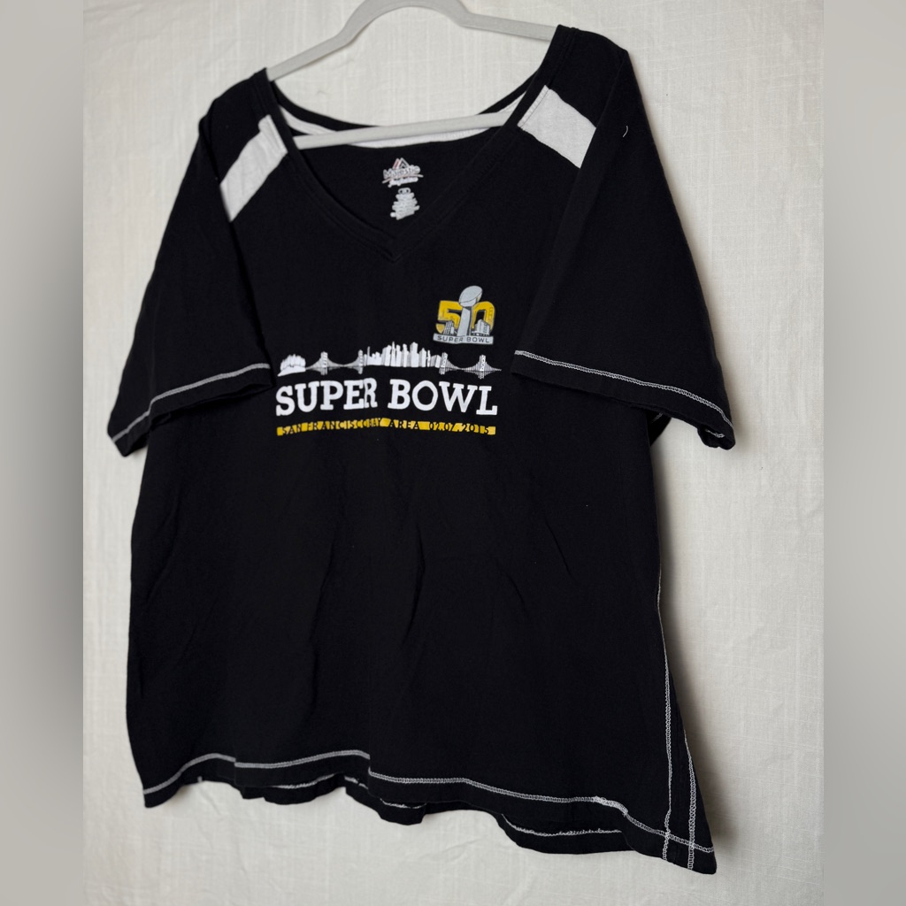 Official 50th Super Bowl Misprint Shirt Nfl